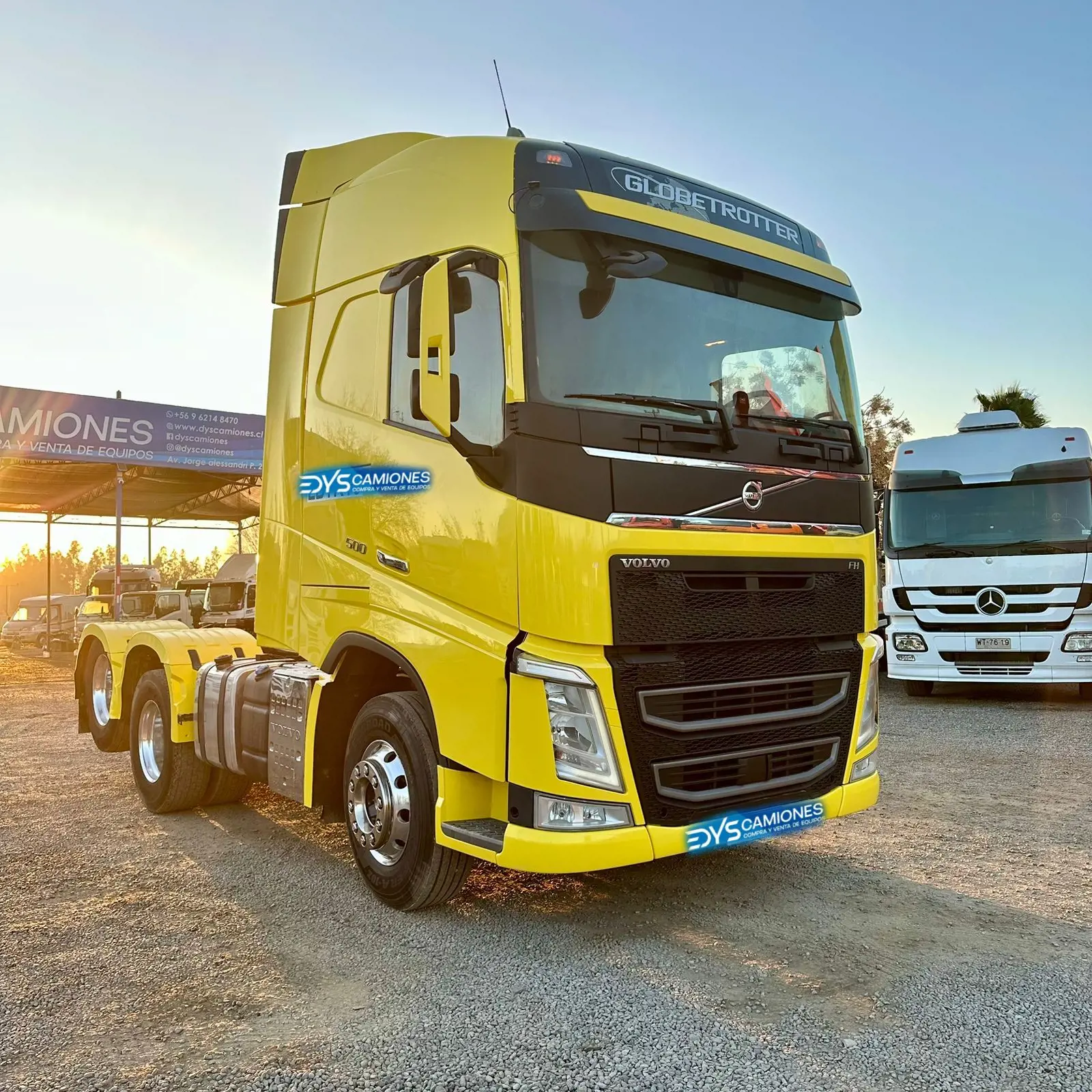 Tracto camión Volvo FH500 - Año 2019 - 3 Ejes - Automatic - amarillo