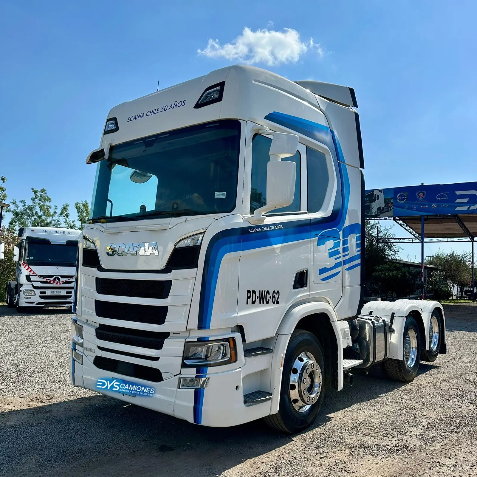 Tracto camión scania R500 - Año 2020 - 3 Ejes - Automatic - Blanco
